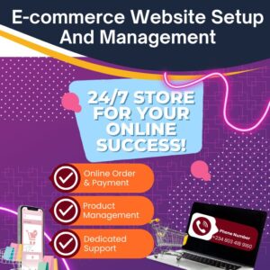 online store and ecommerce website