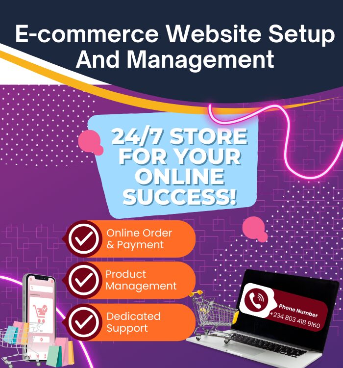 online store and ecommerce website